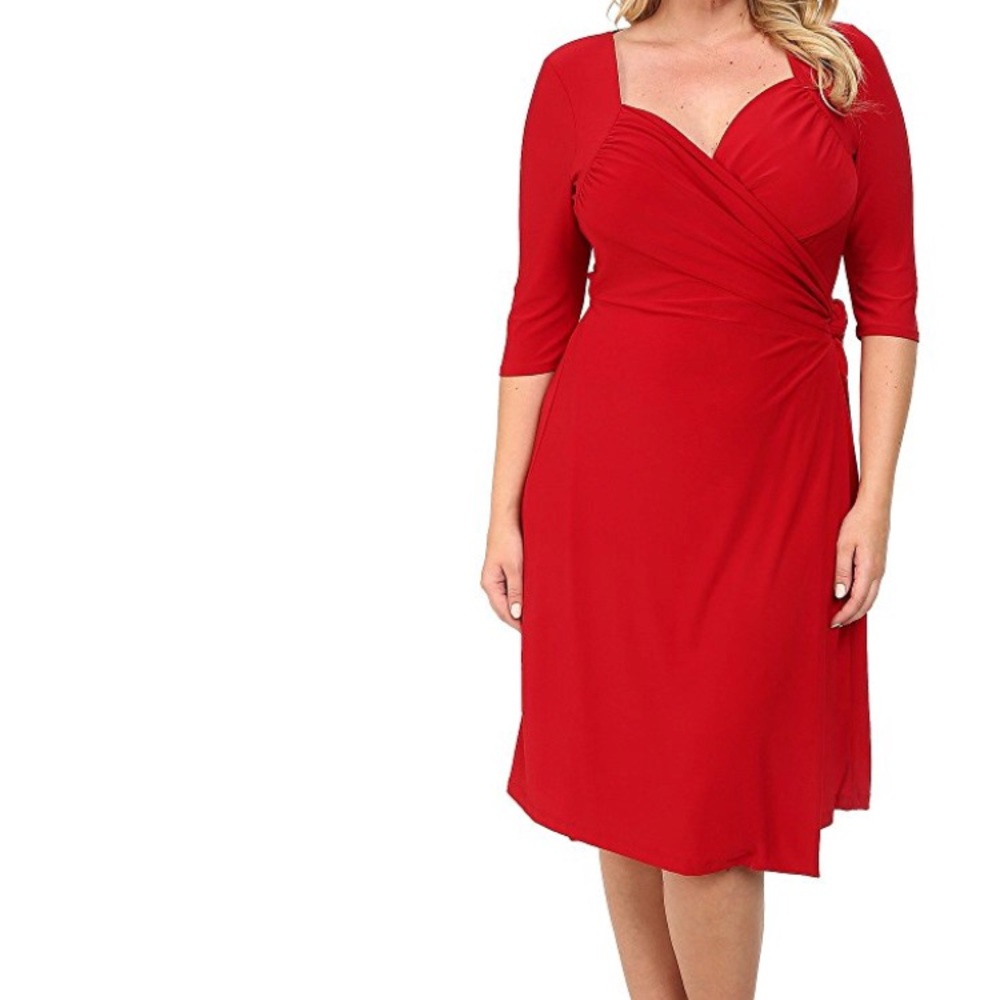 Kiyonna Ruby Red dress size 2x